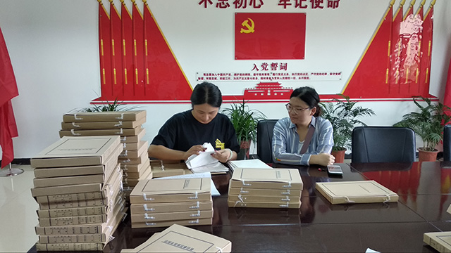 审计局历年文书档案与审计档案整理